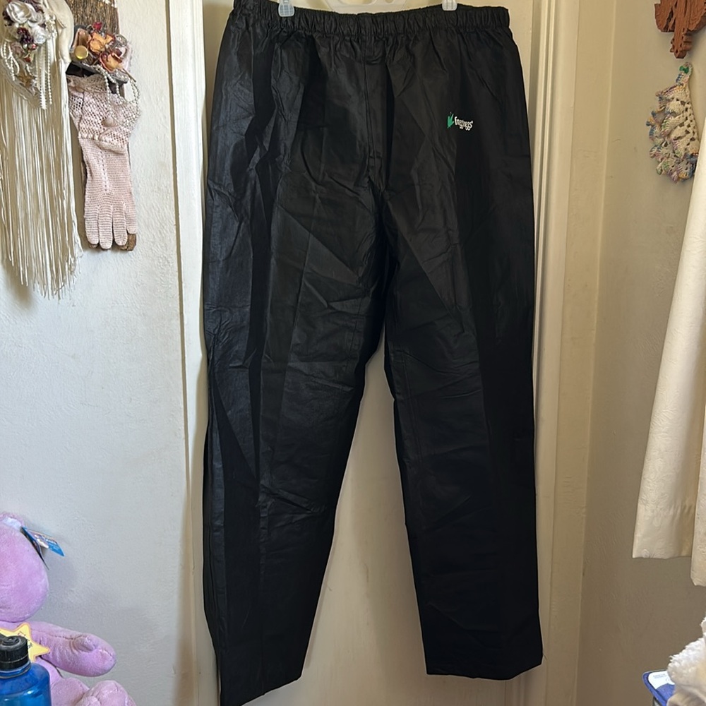 NWOT Frogg Toggs Men's Pro Action Waterproof Pants Black Size XXL Pant